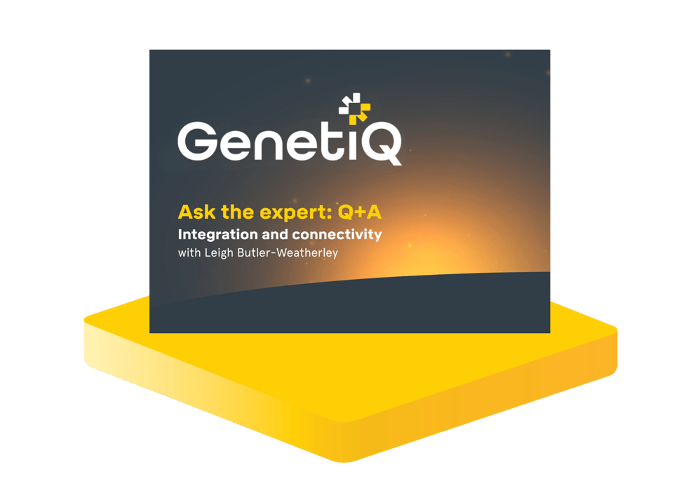 GenetiQ - Q+A Ask the Expert - IT